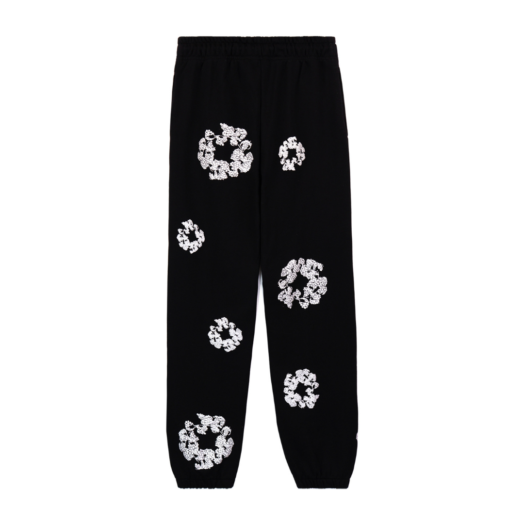 Denim Trs Diamonds Black Pants