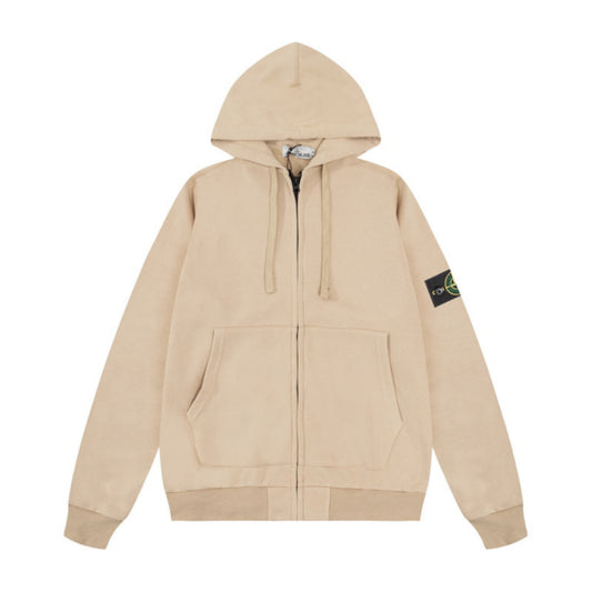 Stone Hooded Jacket
