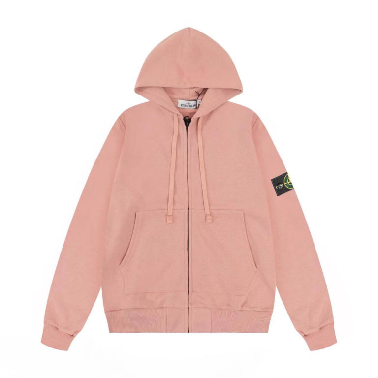 Stone Zip Hoodie