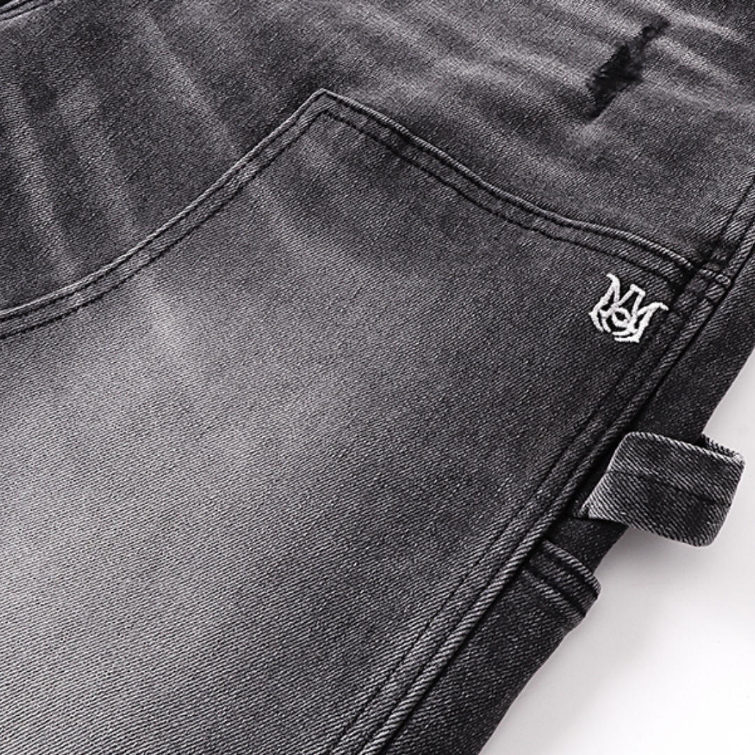 Amr Flared Black Jeans