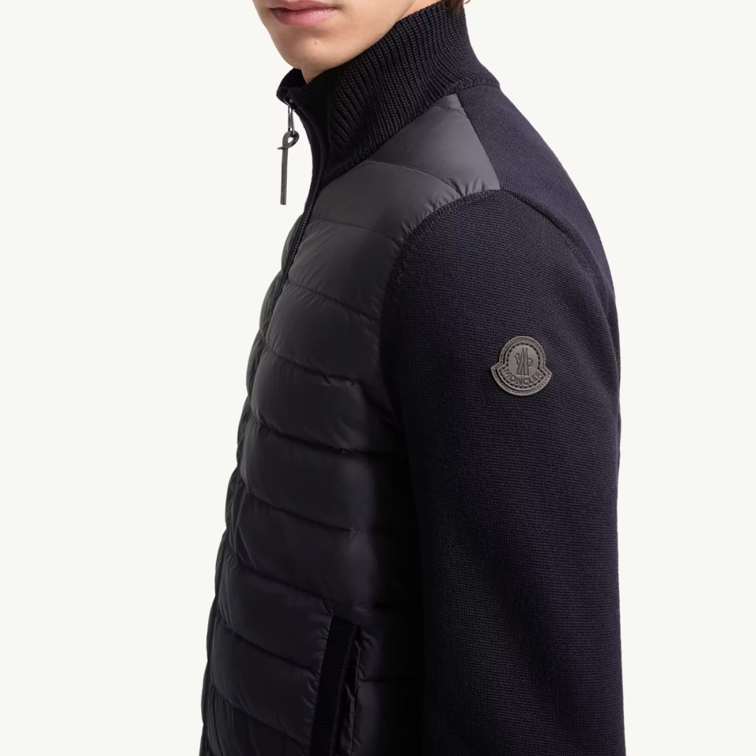 Mon Padded Zip-up Cardigan