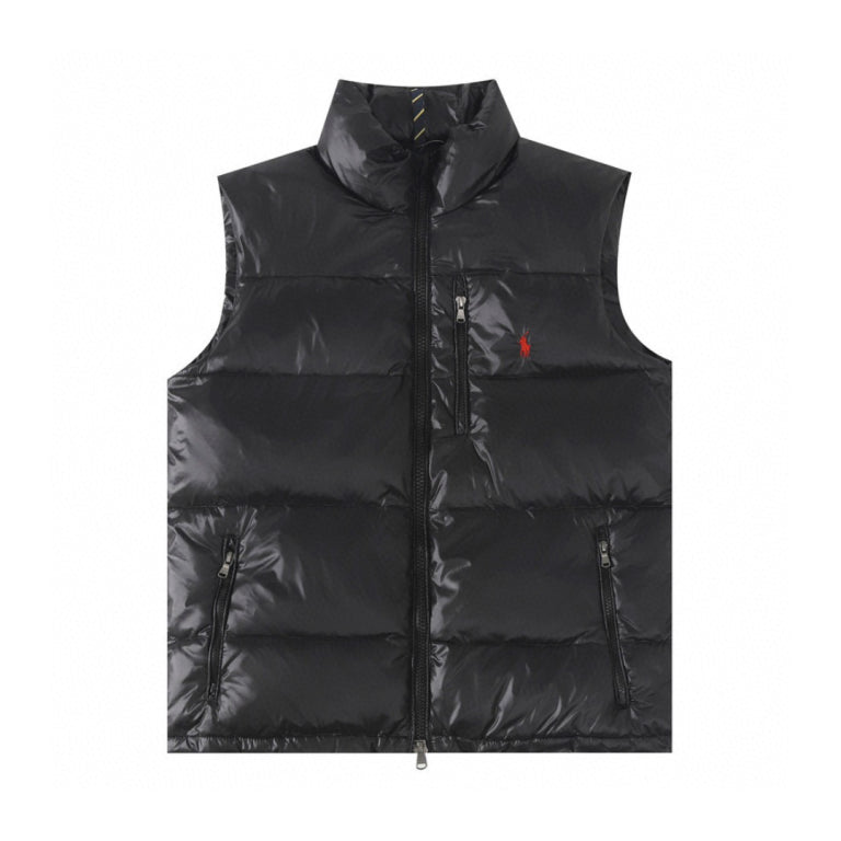 Polo Glossed Black Gilet