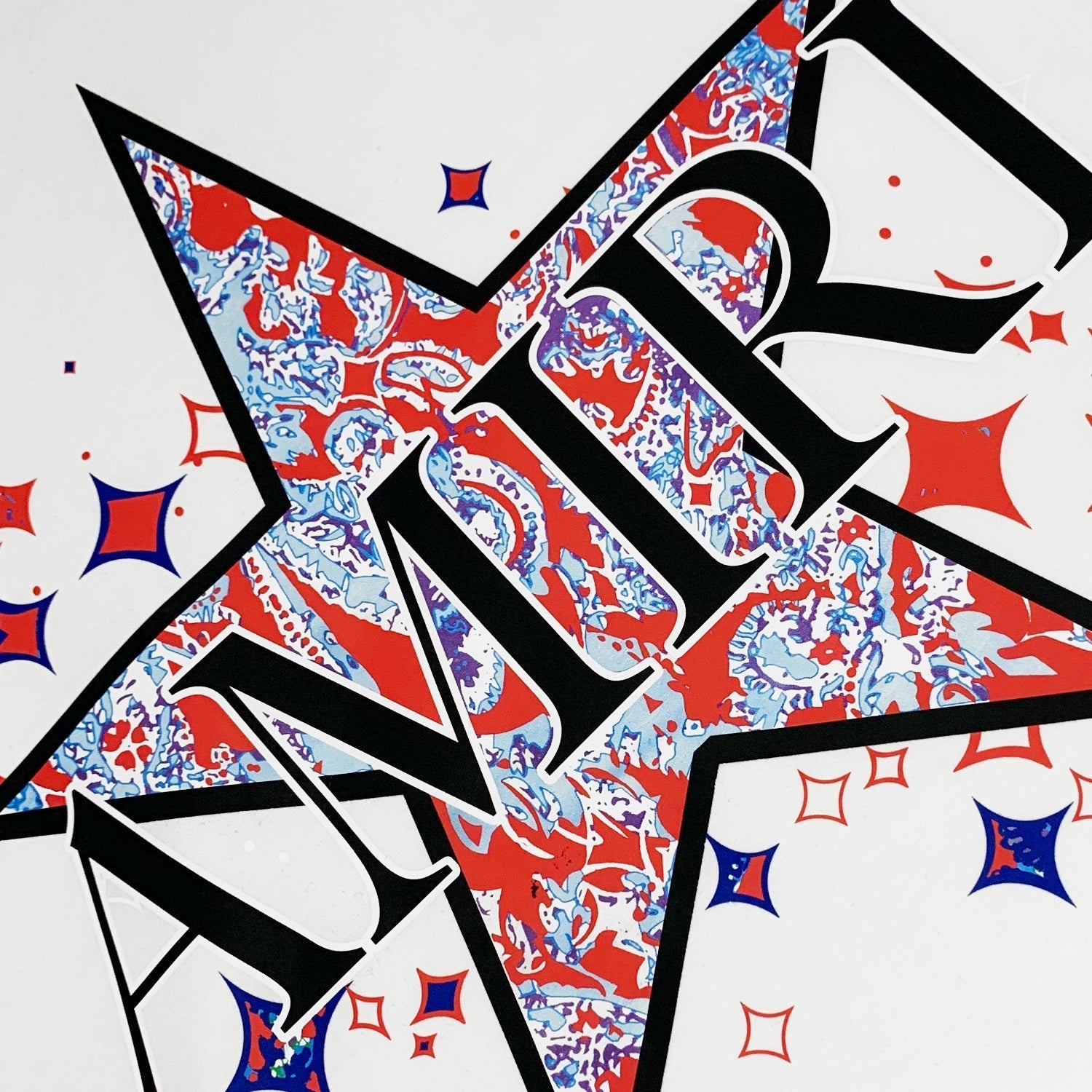 Amr Paisley Star T-shirt